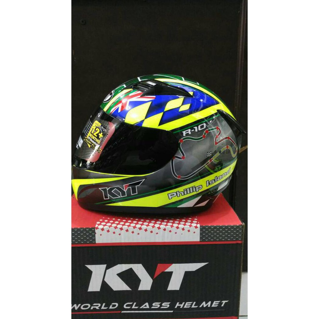 helm fullface Kyt R10 circuit series