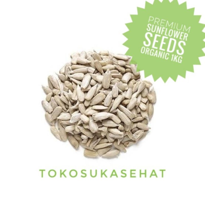 

Sunflower Seeds Organik -1Kg ( Kuaci Kupas - Biji Bunga Matahari - Sunflower Seed )