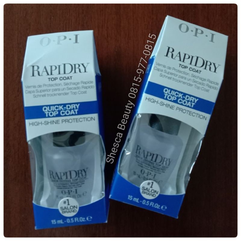 Kutek OPI RapiDry Top Coat Original Import USA Non Gel Halal Nail Polish Murah