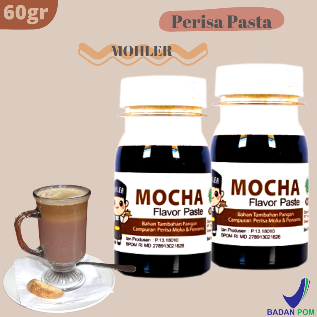 

❄️12.12☄️ PERISA MINUMAN MOCCA / PASTA MINUMAN MOKA / PERISA PASTA PEWARNA MOKA / MOCHA 60gr