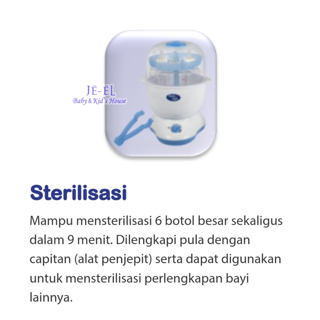 Baby Safe Multi Function Bottle Sterilizer LB309/Baby Safe Pensteril  Botol Susu Mmulti Fungsi LB309