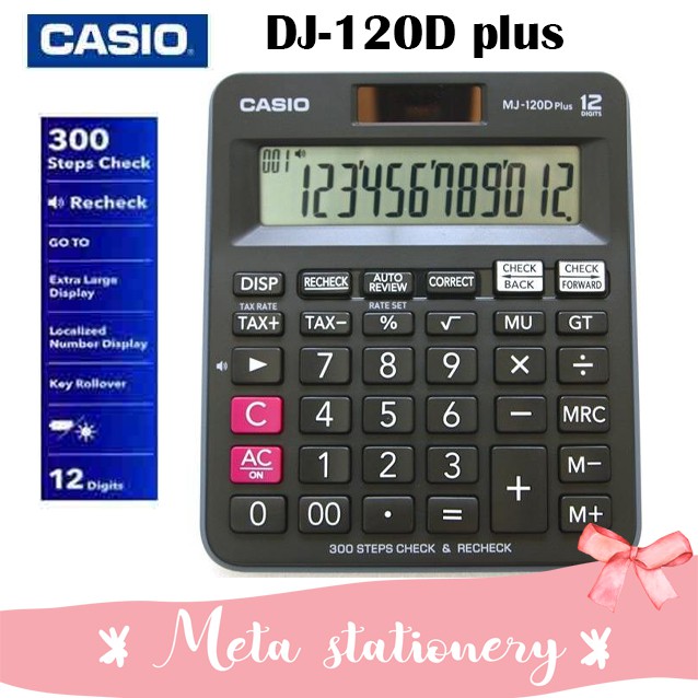 

Calculator / Kalkulator Casio DJ-120D Plus
