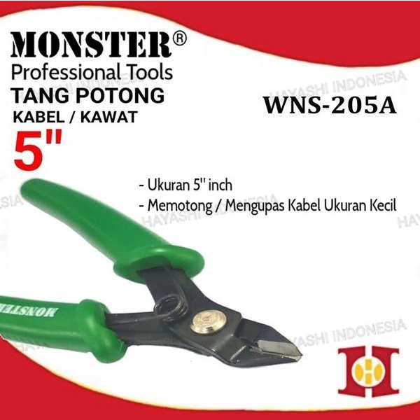 Tang Potong Kawat Coil Wire Cutter Nipper Mini Plier TNI-U 5 Inch