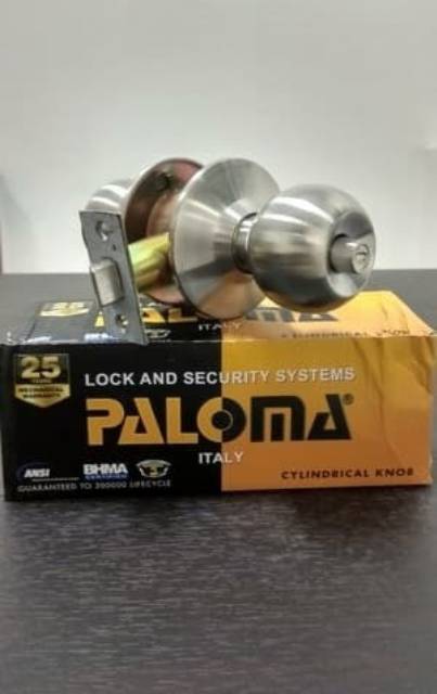 PALOMA CKP 202 KUNCI KAMAR MANDI BULAT  BK KUNCI BULAT TOILET WC CYLINDRICAL KNOB