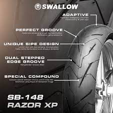 Ban Luar Swallow SB 148 Razor Xp 150 / 60.17 130 / 70 - 17 140 / 70 .17 130 / 70.17 TL -130 70 17 140 70 17 150 60 17 120 Tubeless by Swalow Ring 17