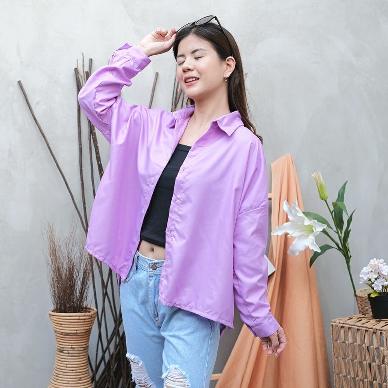 Arifirn Aeri Blouse Oversize - Kemeja Wanita Murah