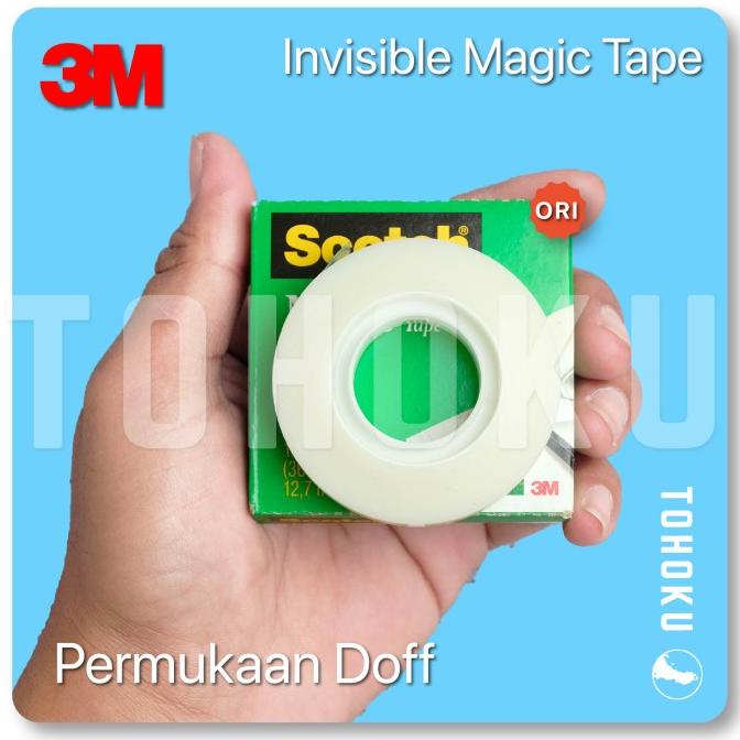 

best seller] Scotch Magic Tape - Isolasi Bening Doff - Aman Untuk Foto