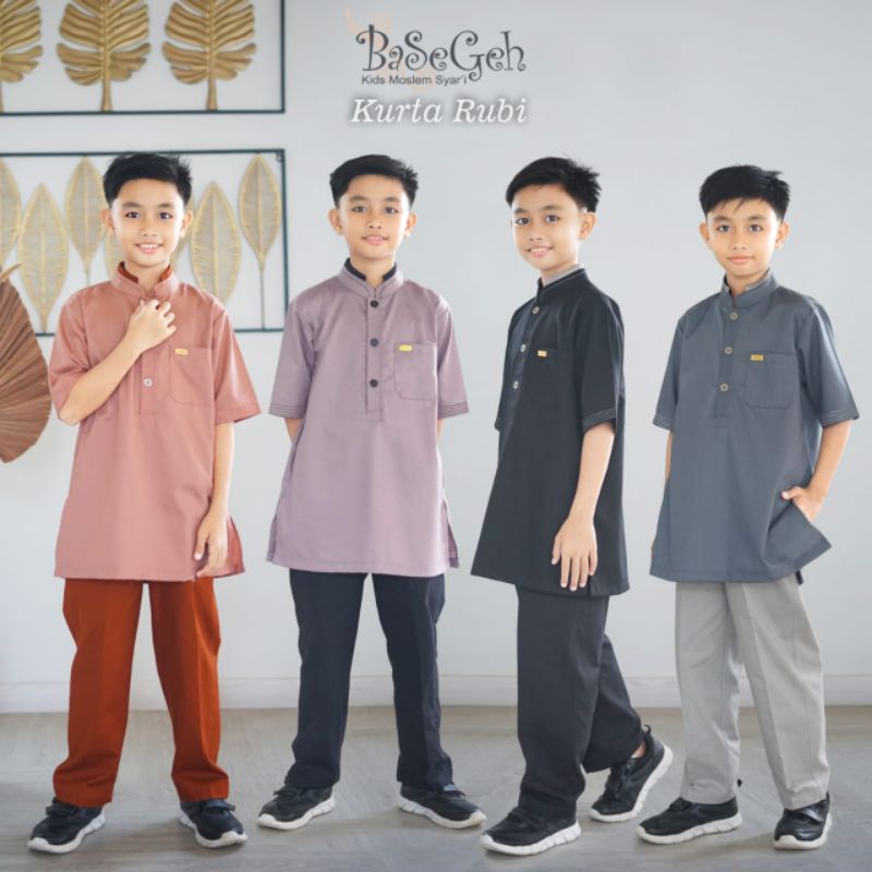 Basegeh || Set Koko Anak Rubi Series