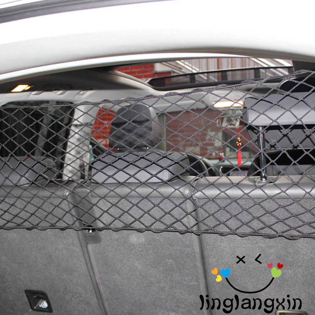 Mu♫-Universal Suv Car Dog Barrier Net Mesh Adjustable Divider Pet Safety Fence