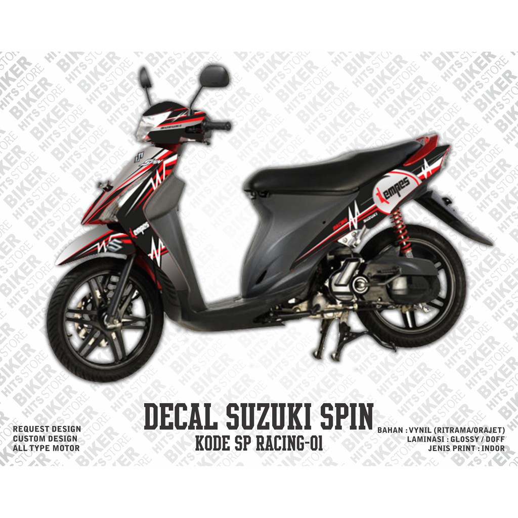 Decal Stiker Striping Variasi Suzuki Spin Racing 99 Shopee Indonesia