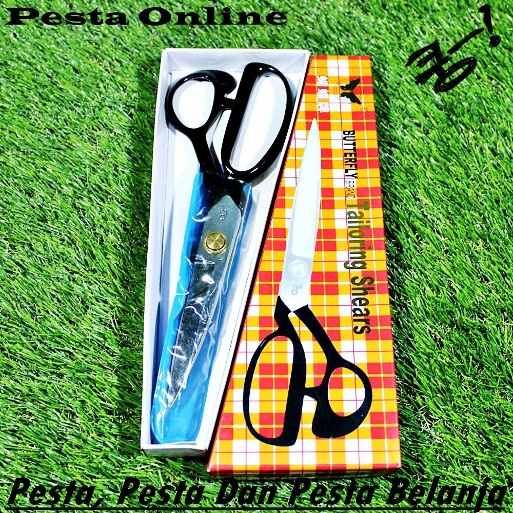 

Gunting Kain Kertas dll stainless tajam Butterfly Ukuran 8 tebal Bisa diasah Tahan Lama