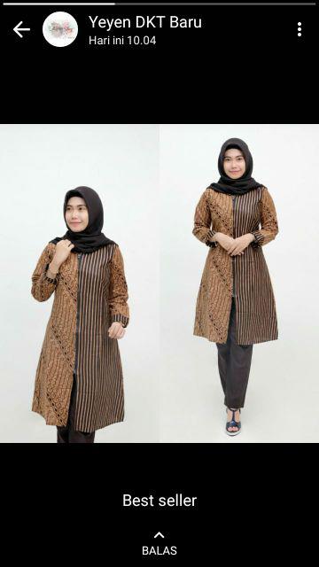 Atasan Batik Dolby Dolbi Dobby Doby Tenun Sutra Tulis Halus Katun Atbm Baron ,sarombit Atasan