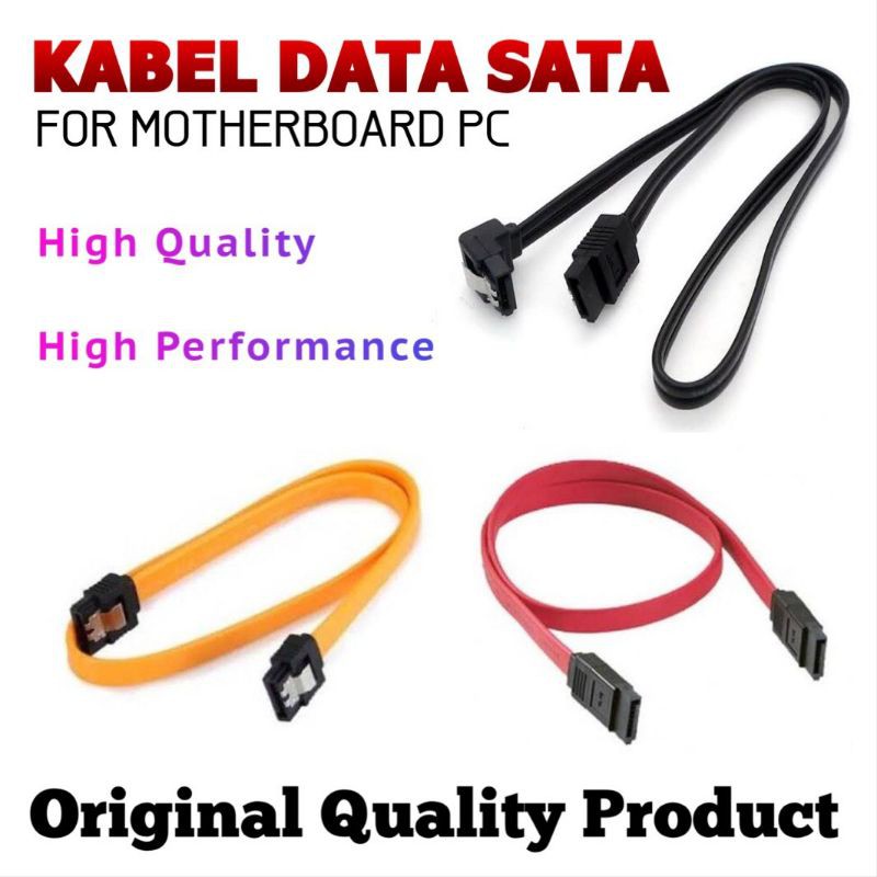 KABEL DATA SATA 3.0 (6GB/s) FOR MB / MOTHERBOARD PC TO HARD DISK INTERNAL 3,5&quot;