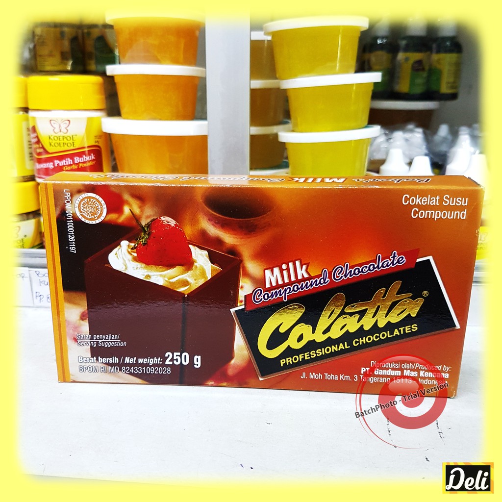 

Coklat Batang Colatta Milk Compound 250gr