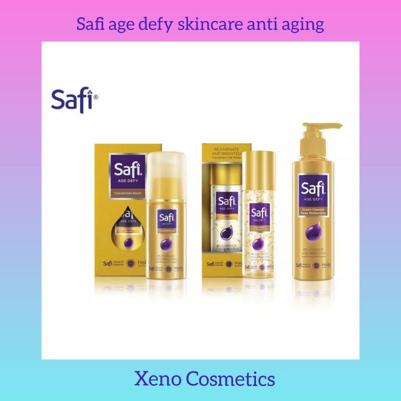 SAFI Age Defy ( paket skin care anti aging ) 3pcs