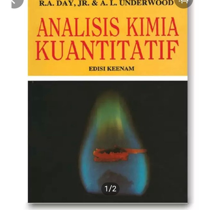 Jual Analisis Kimia Kuantitatif Edisi 6 By Underwood | Shopee Indonesia