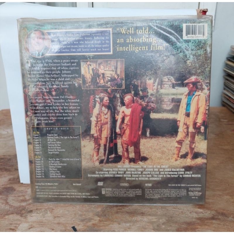 Kaset Laser disc The Light in the Forest