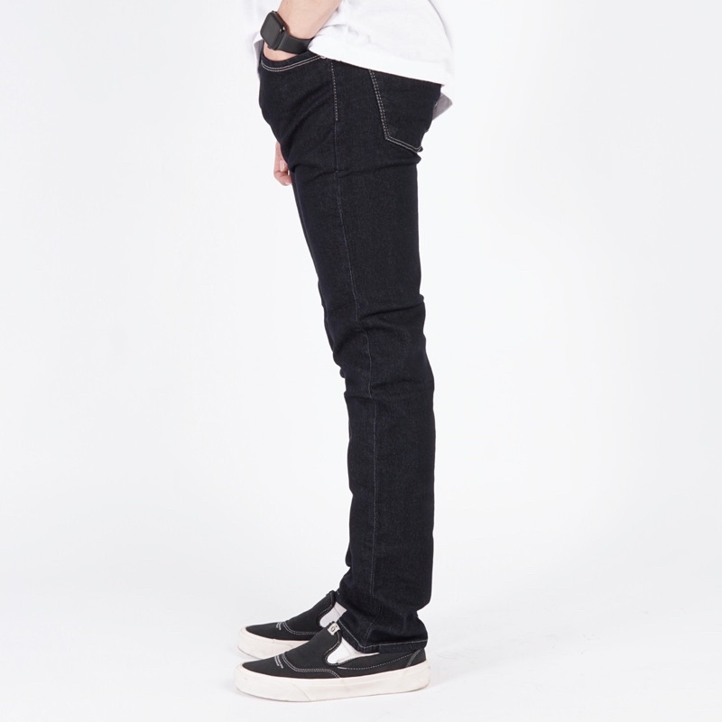 Denim Pants Slim Fit Stretch - Blue Black