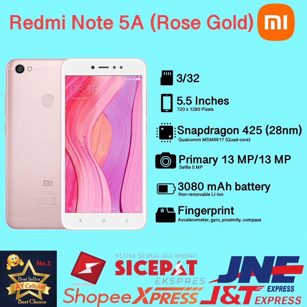 Xiaomi Redmi Note 5A 3/32 Fingerprint