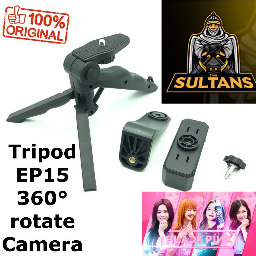 PROMO TRIPOD GALACTIC 360 MODEL EP15 ORIGINAL ROTATE CAMERA TRIPOD SEKOLAH ONLINE ZOOM TONGSIS