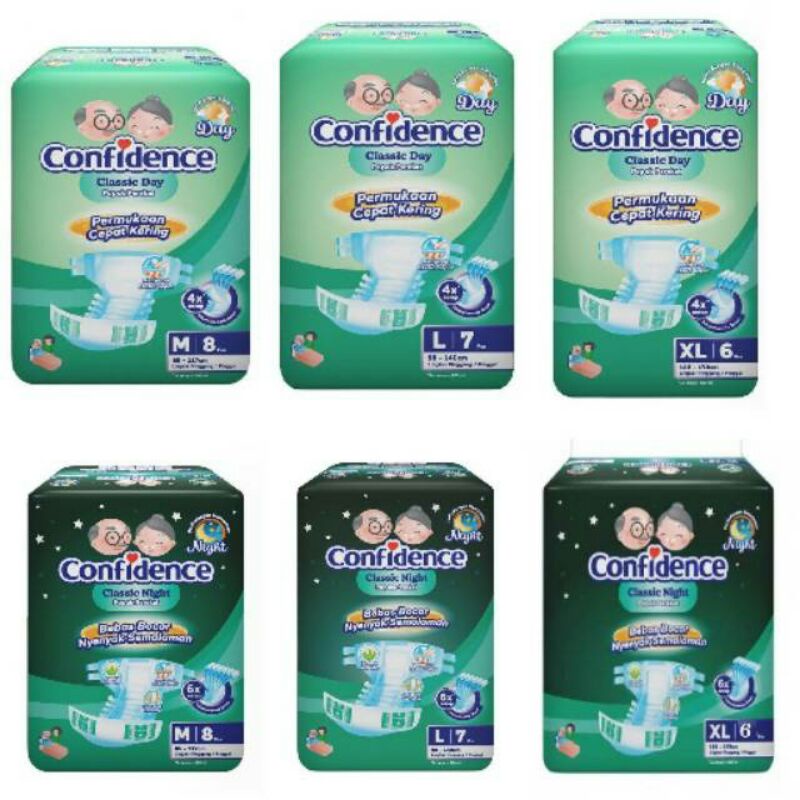 Confidence Classic Popok Perekat Dewasa