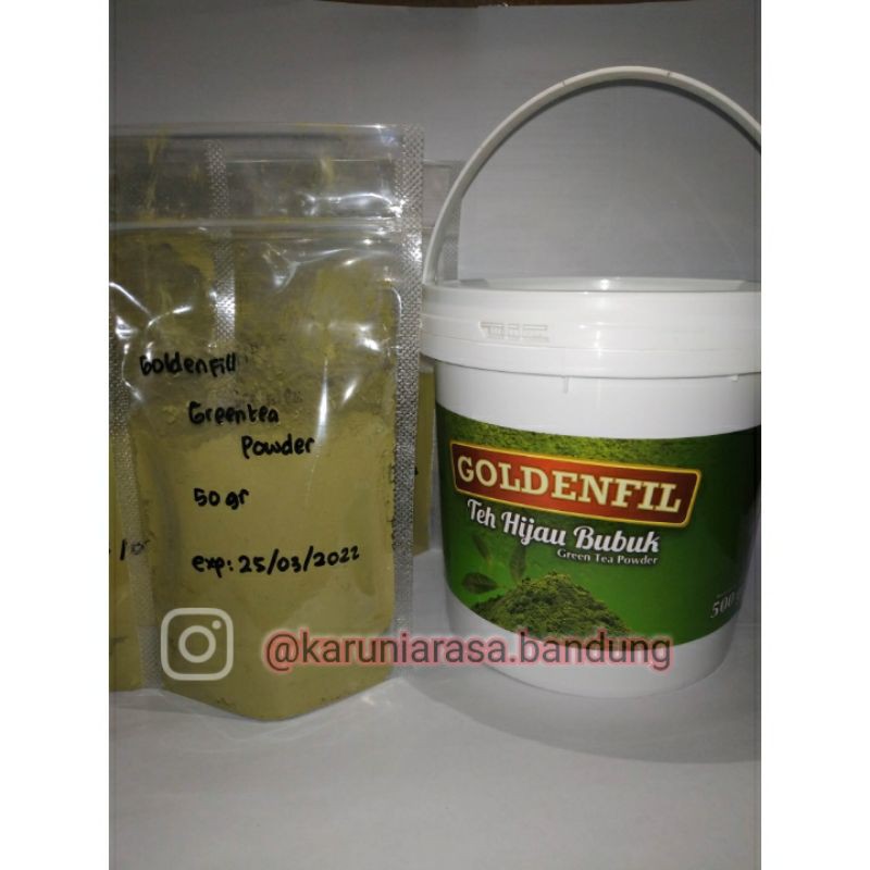 

Goldenfill greentea powder Repack