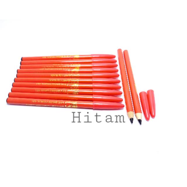 PENCIL ALIS DAVIS ORANGE WARNA HITAM LUSINAN