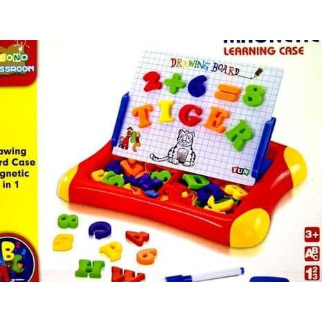 

®_ PAPAN TULIS ISI HURUF DAN ANGKA MAGNET MAGNETIC LEARNING CASE QJ-5580 ⏛