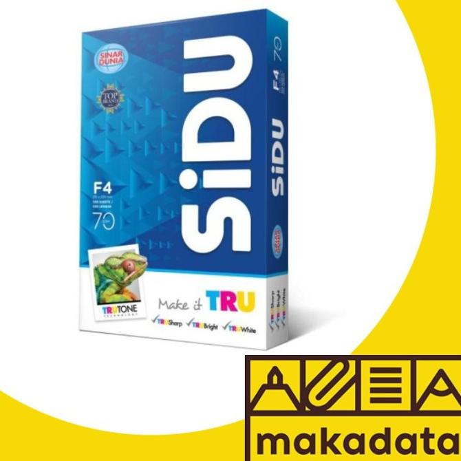 

((((()paling dicari] KERTAS HVS | PRINT | FOTOCOPY SIDU F4 70 GRAM (1 RIM)