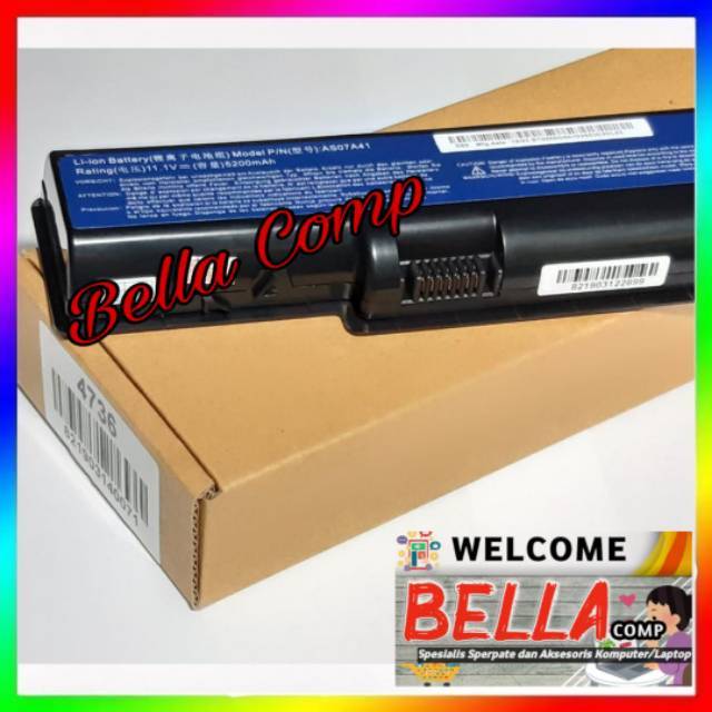 Batre Baterai Original Acer Aspire 4736 4736Z 4310 4315 4740 4520 4710 4710G 4720 4730 4920 4930