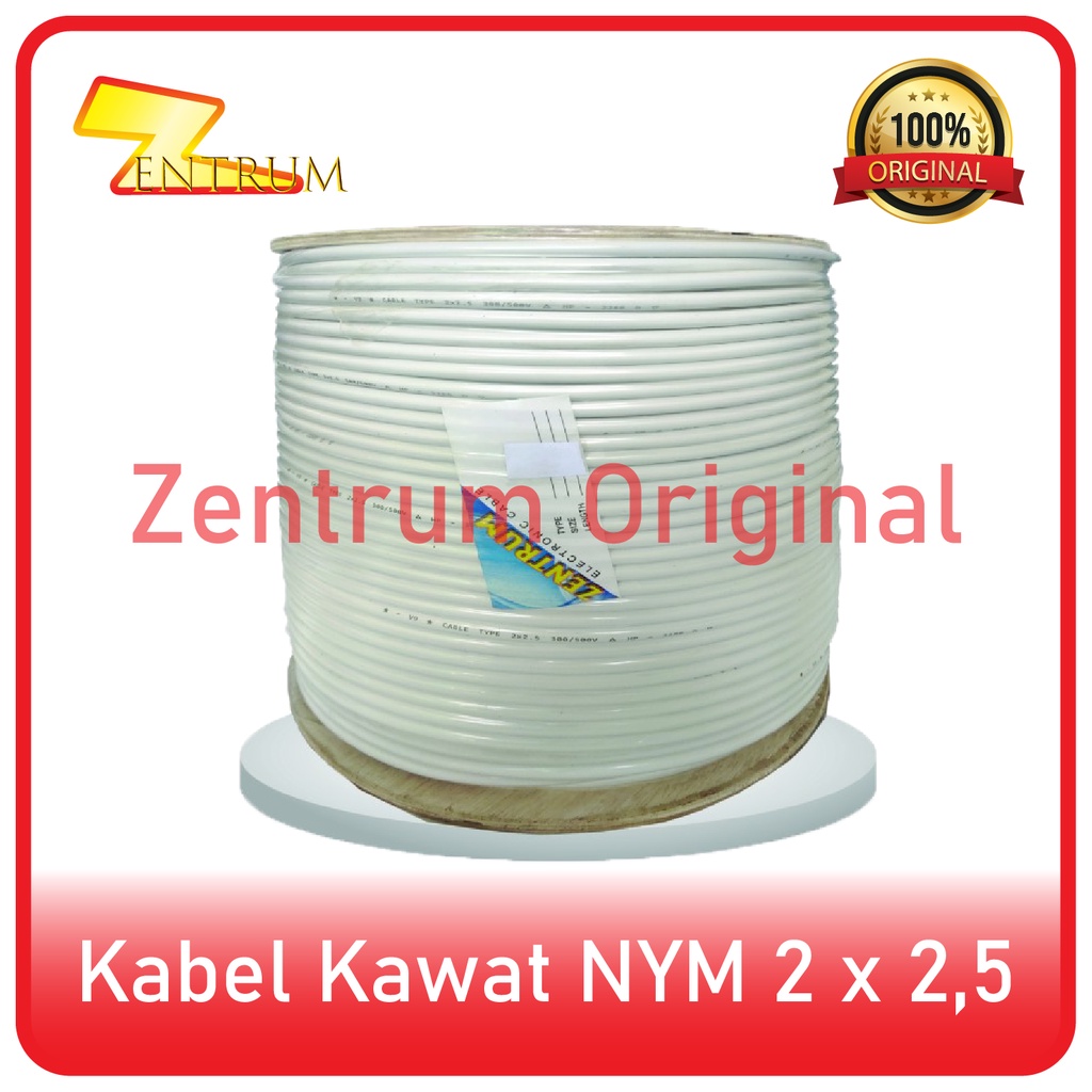 KABEL KAWAT NYM 2 X 2,5 (PER METER)