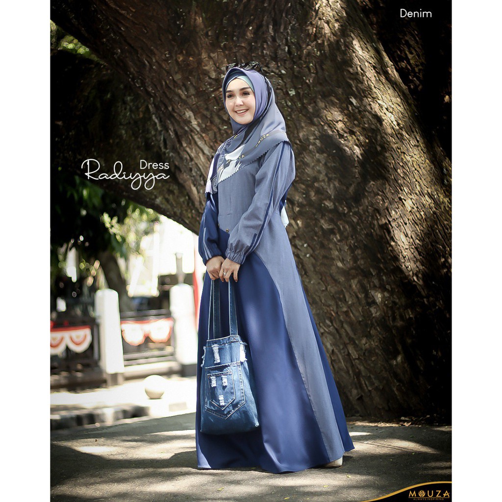 RADIYYA DRESS || Gamis Syari Original by MOUZA