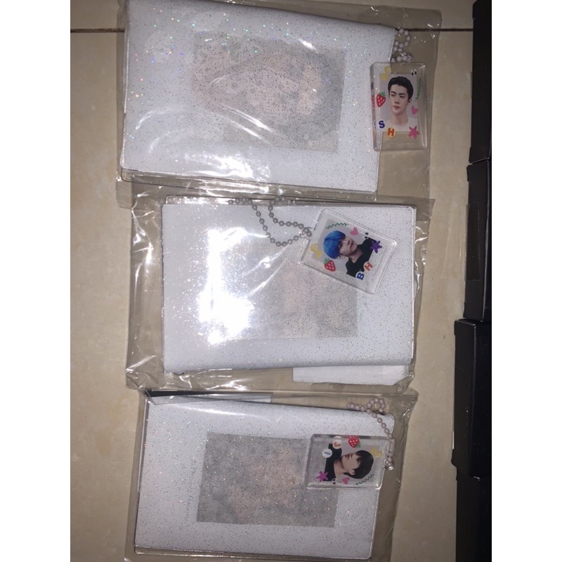 APM EXO A PRECIOUS MOMENT BAEKHYUN KAI SEHUN CHANYEOL PHOTOCARD PHOTO HOLDER KEYRING