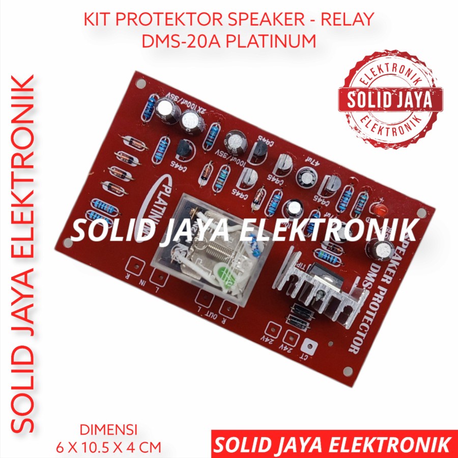 KIT PROTEKTOR SPEAKER 20A SPEAKER PROTECTOR PLATINUM ADUIO AMPLIFIER 20 A DMS-20A DMS 20A PLATINUM