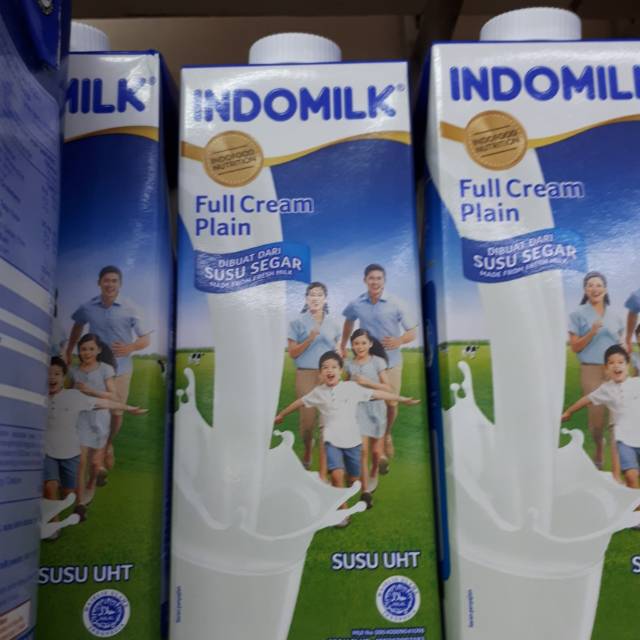 Indomilk Full Cream Plain 1Lt