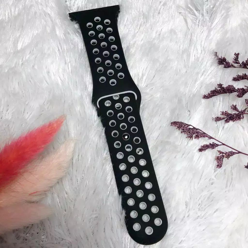 Smartwatch Bluetooth Call Layar Sentuh Jam Olahraga Type T-55-TALI T55-HITAM PUTIH