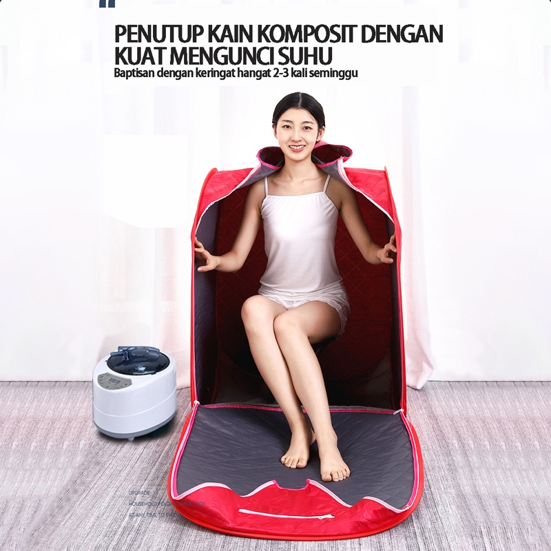 Kotak sauna uap ganda/Alat perawatan spa seluruh tubuh/Sauna Steam Box Sauna Spa Air