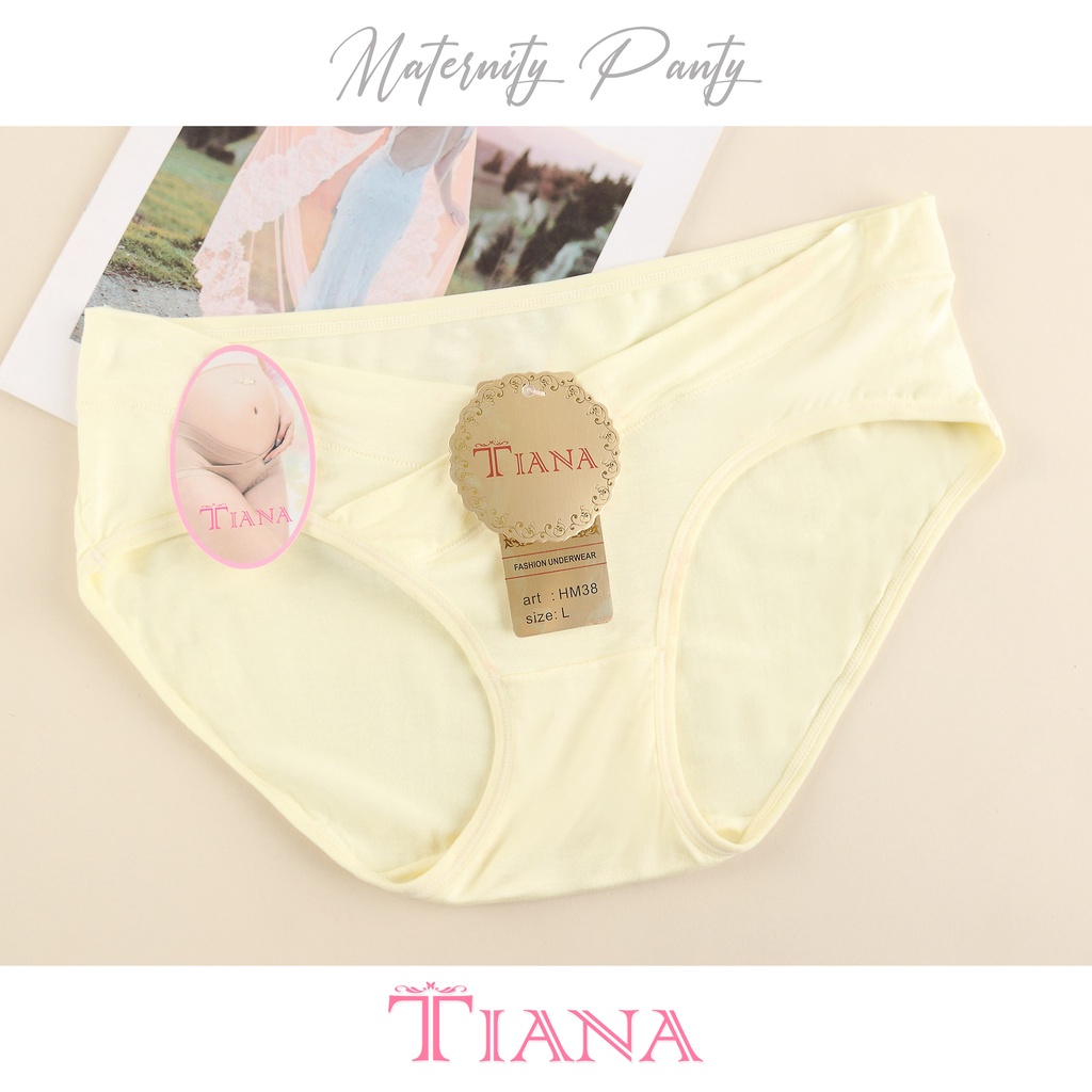 TIANA | Celana Dalam Hamil Hipster dibawah Perut Muat Kehamilan 0 - 9 Bulan / Maternity Panties / art TN HM38