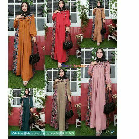 (TARIS BUSANA)GAMIS SAUDI PREMIUM / gamis terbaru