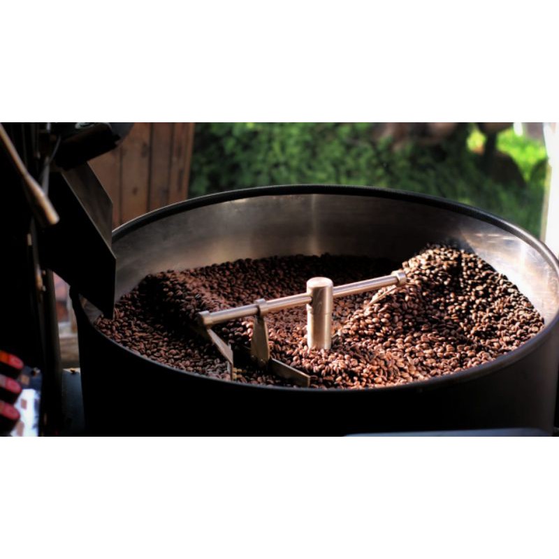 

kopi biji roasting sangrai goreng robusta kintamani bali coffee cofee coffe medium to dark