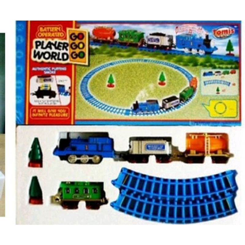 MAINAN KERETA API THOMAS REL LAMPU MUSIK TRAIN SET THOMAS