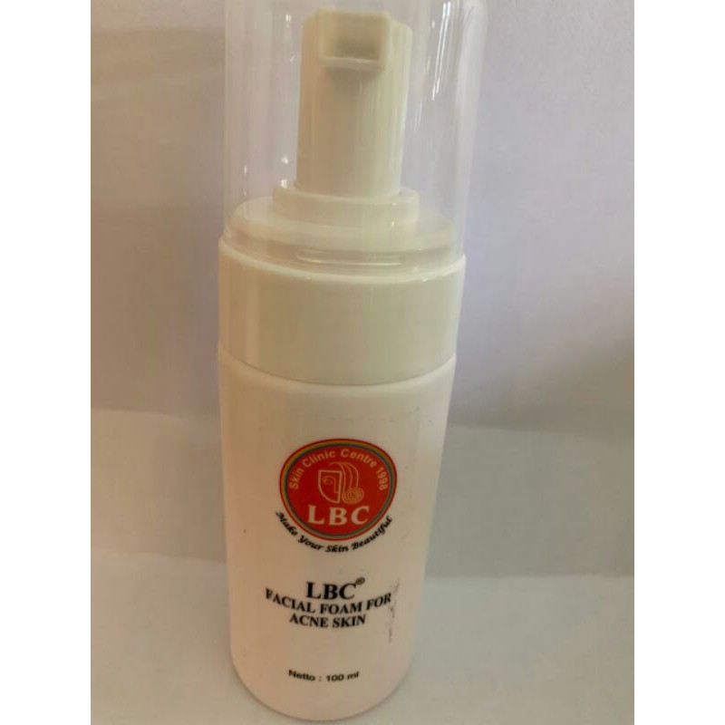 cream LBC facial foam acne