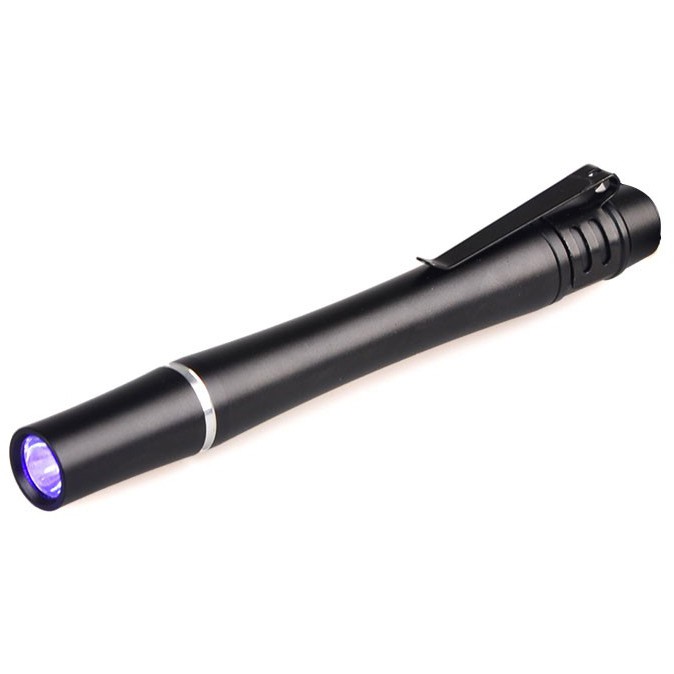 Mini Senter LED Ultraviolet 395NM - OMFL2PBK Black