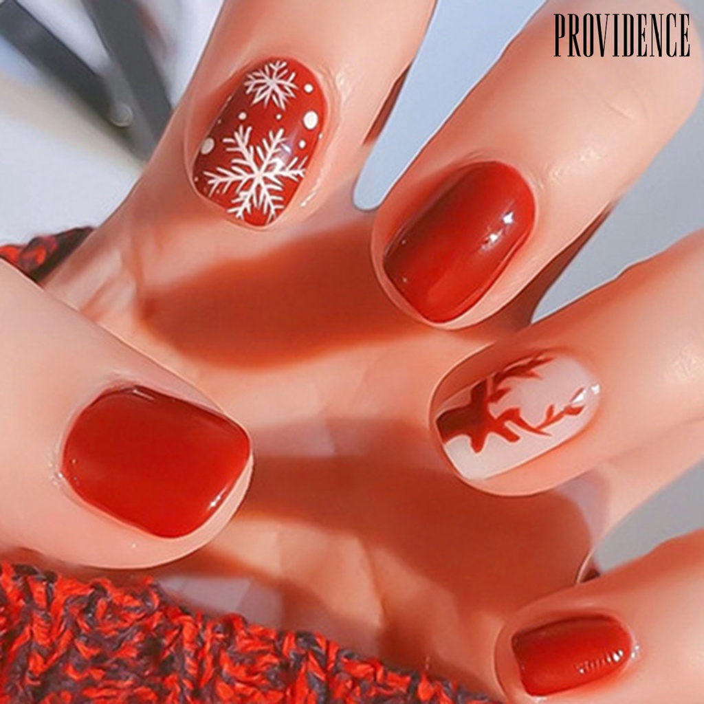 Providence 12 Sekat / Kotak Stiker Sequin Mini Tema Natal Untuk Dekorasi Nail Art / Manicure