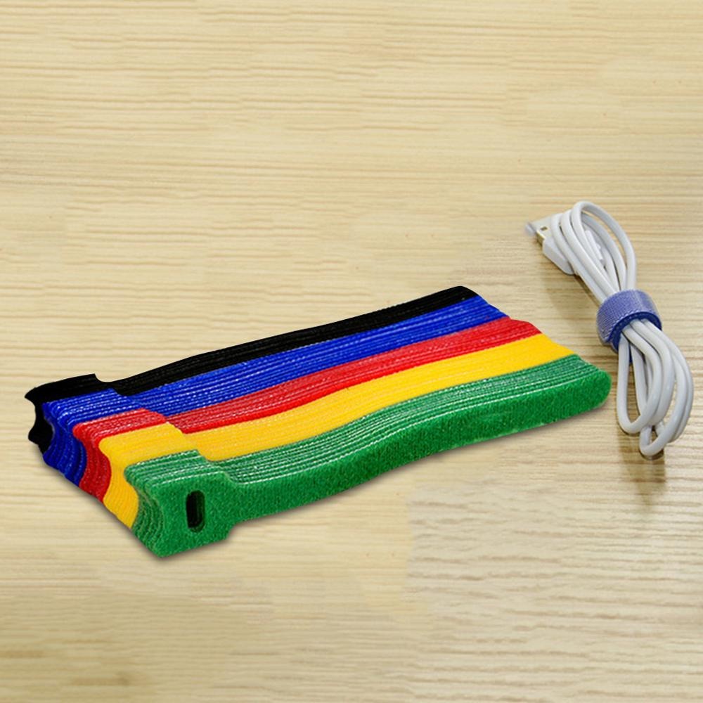 Velcro Strap Cable Management 12 x 150 mm 50 PCS - Ys50 - Multi-Color