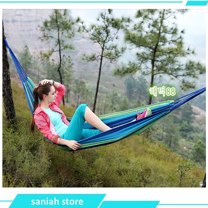 Hammock Colorful Kasur Gantung Kasur Kemping Kasur Gunung Kasur Camping Kasur Unik Kasur Lipat