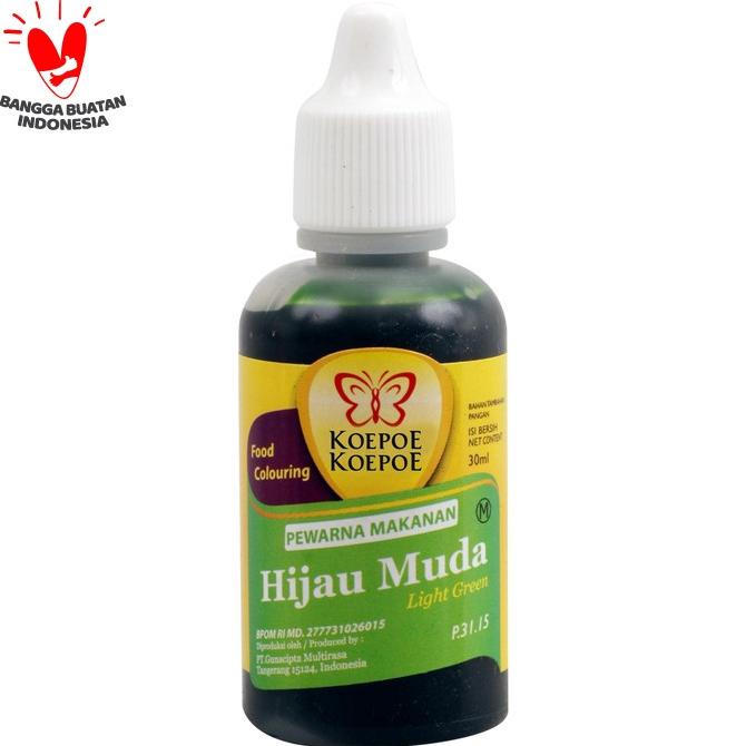 

PEWARNA HIJAU MUDA (30ml)