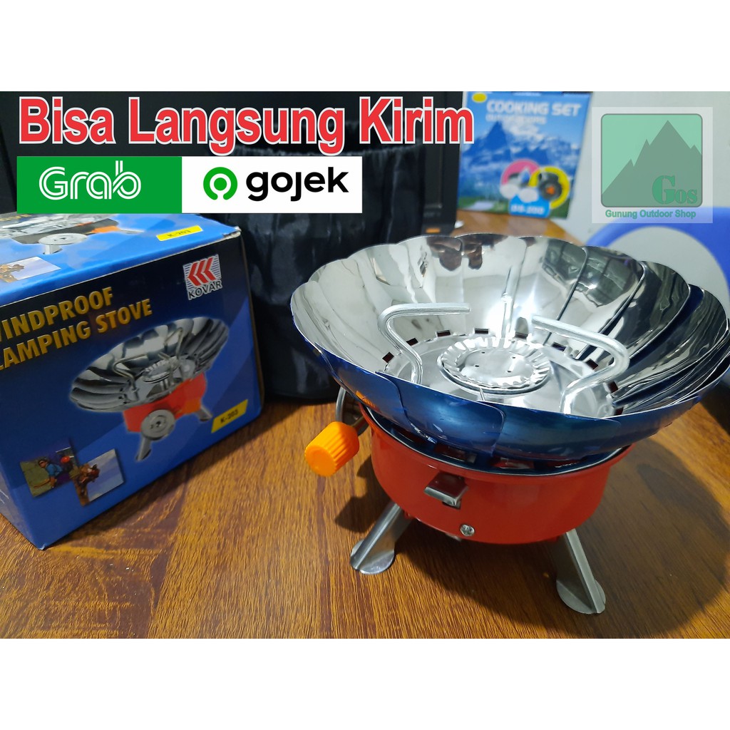 Kompor Camping Anti Angin – Kompor Gunung – Kompor Kovar Windproof – Kompor Portable – Kompor Hikook