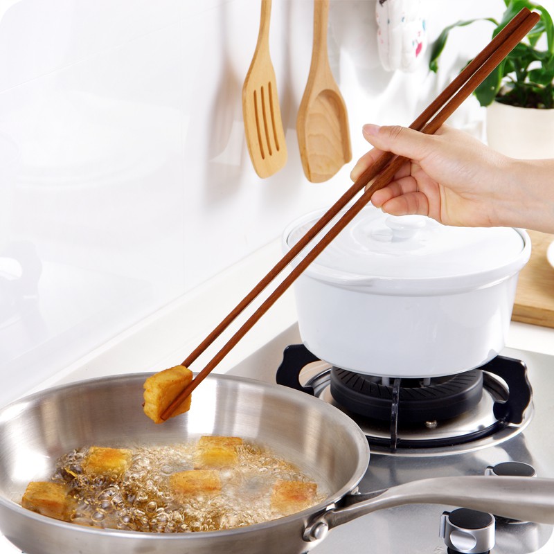 Sumpit Kayu Hot Pot Panjang Mencegah Sumpit Goreng Sumpit Kayu Hot Pot Panjang Mencegah Sumpit Goreng