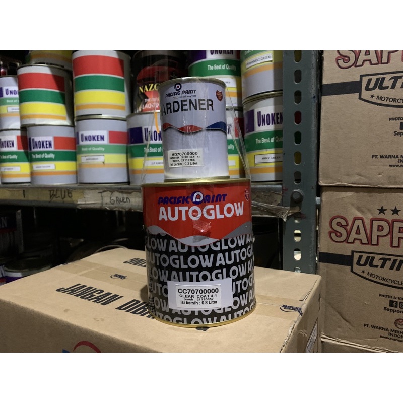 autoglow 707 clear + hardener